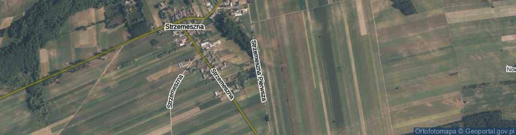 Zdjęcie satelitarne Strzemeszna Pierwsza ul.